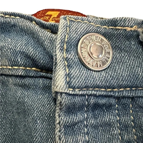 7 For All Mankind | Infant Split Hem Skinny Jeans (12 mos) 👖 - Picture 2 of 7